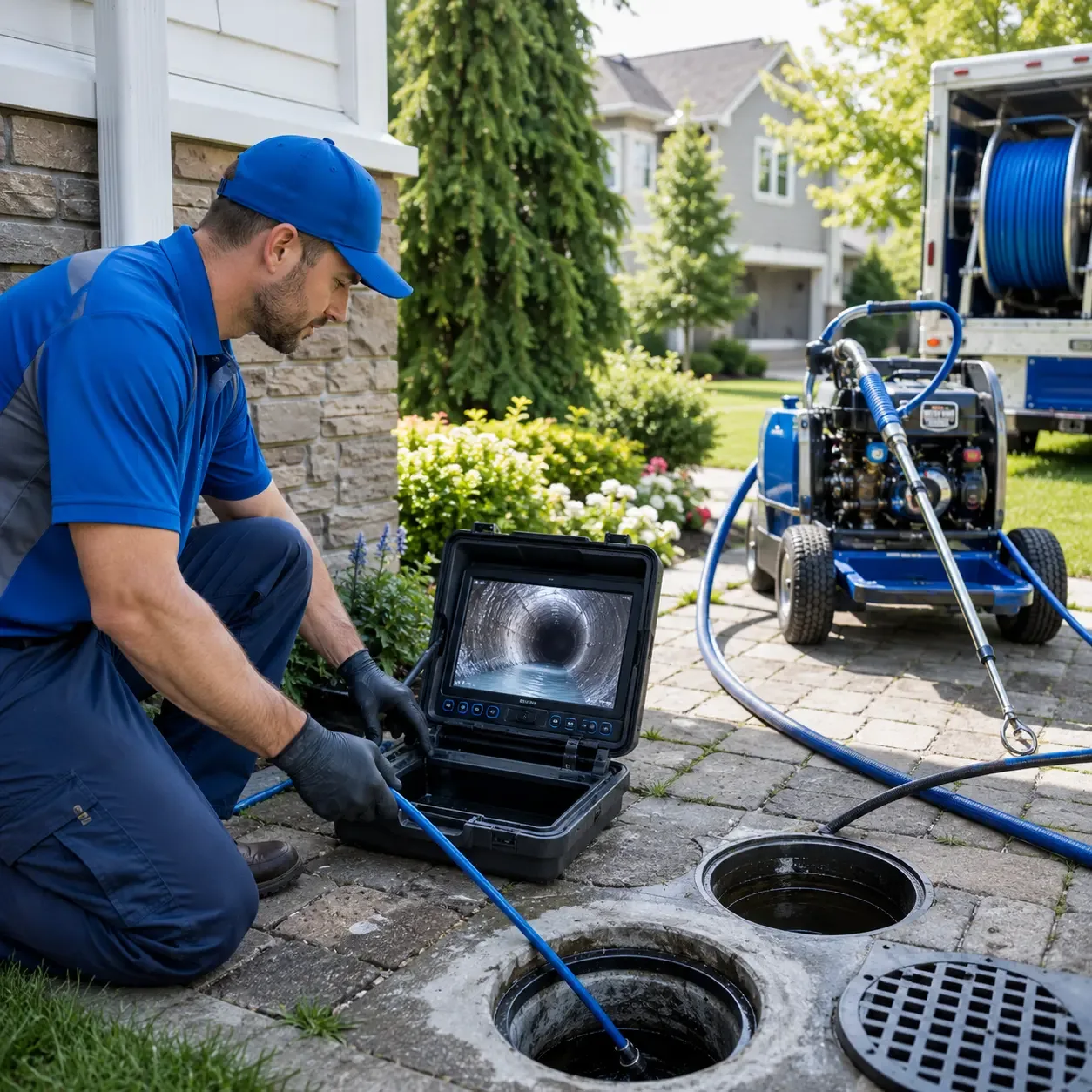 Outdoor drain cleaning professionals serving Hazel Green, AL